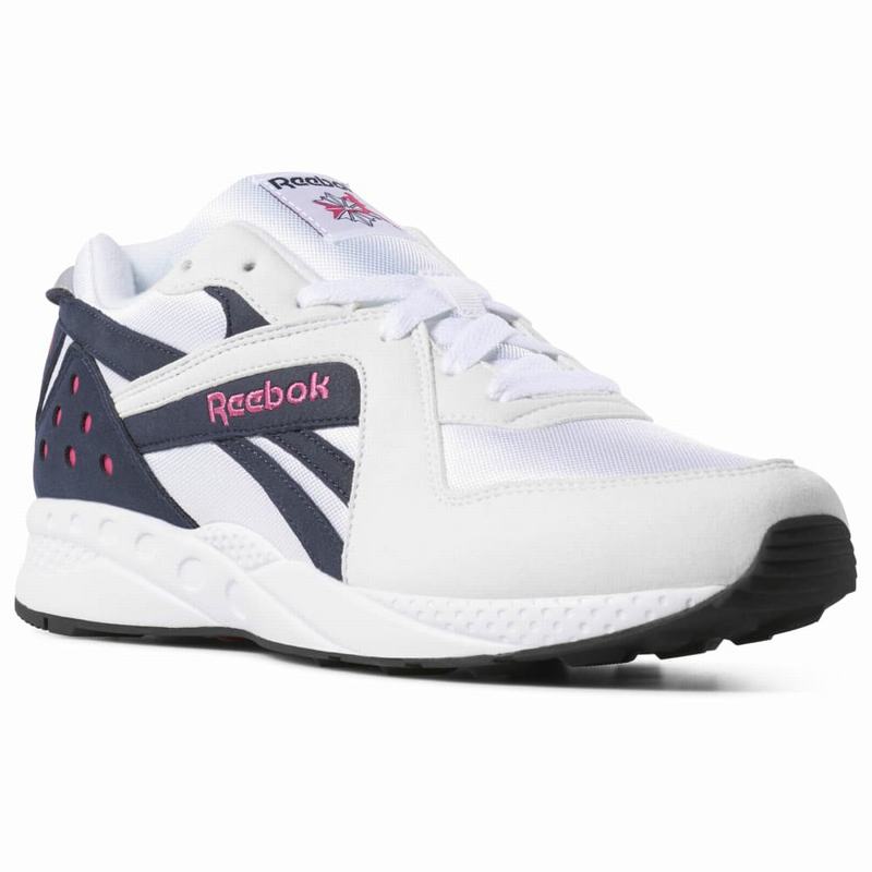 Tenisi Reebok Pyro Barbati Albi/Bleumarin/Roz/Negrii Romania SZ6866YE